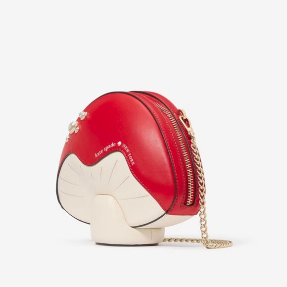Kate Spade Take a Hike 3D Mushroom Crossbody Purse Chip N Dale - Limited Edition - Picture 5 of 8
